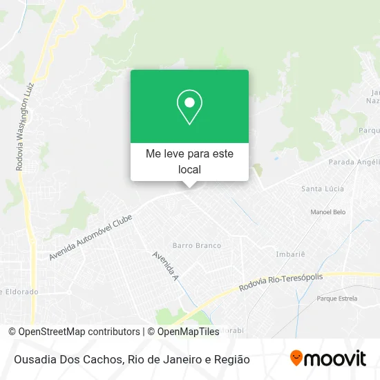 Ousadia Dos Cachos mapa