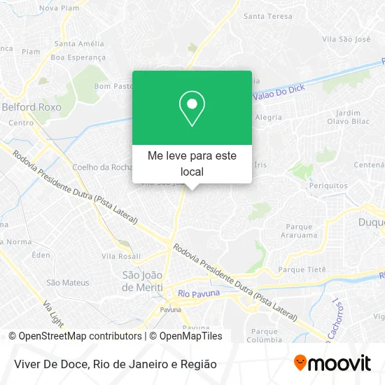 Viver De Doce mapa