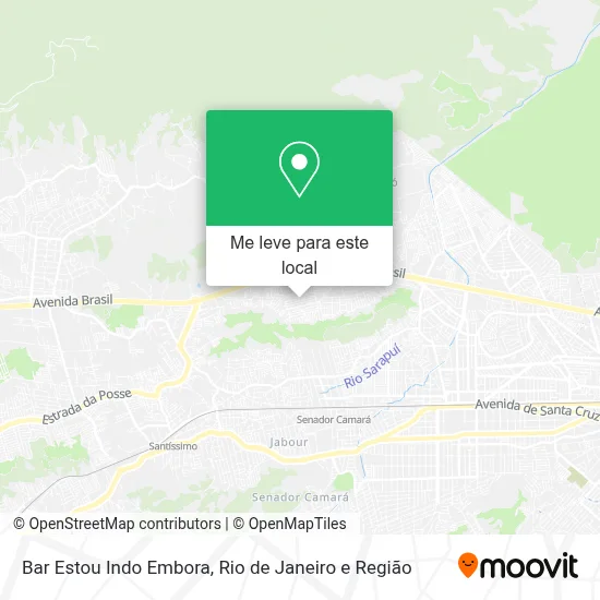 Bar Estou Indo Embora mapa