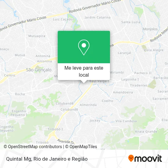 Quintal Mg mapa