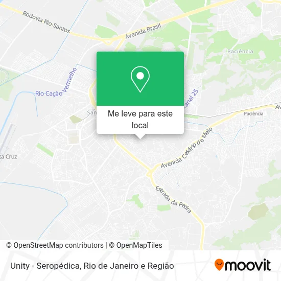 Unity - Seropédica mapa