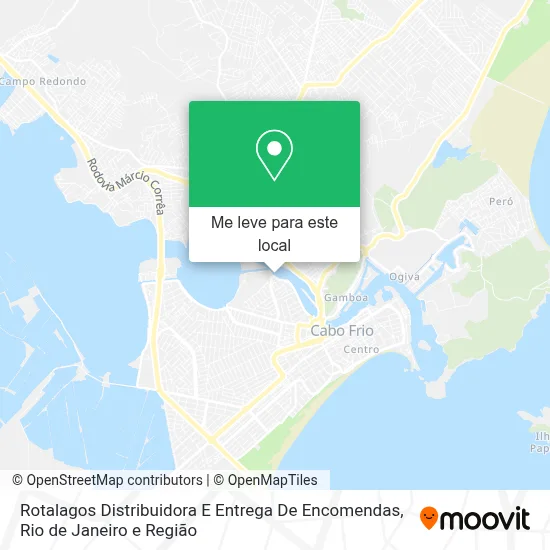 Rotalagos Distribuidora E Entrega De Encomendas mapa