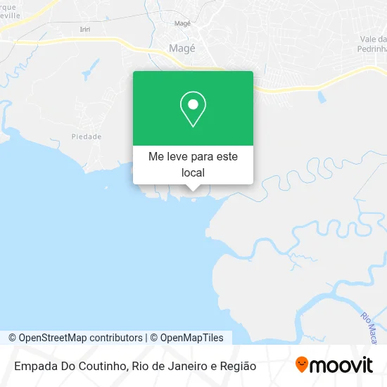 Empada Do Coutinho mapa
