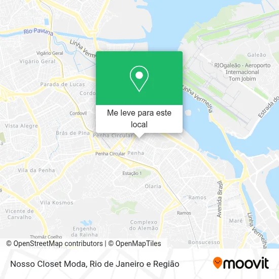 Nosso Closet Moda mapa