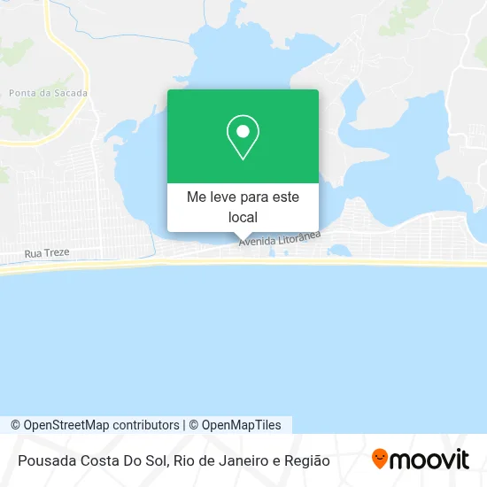 Pousada Costa Do Sol mapa