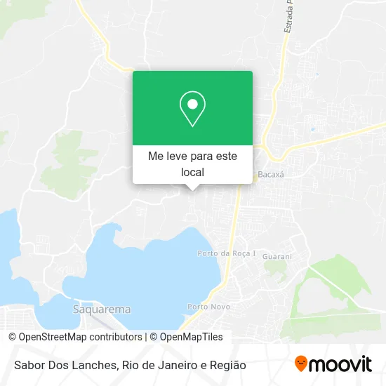 Sabor Dos Lanches mapa