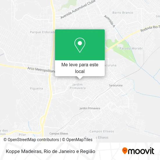 Koppe Madeiras mapa