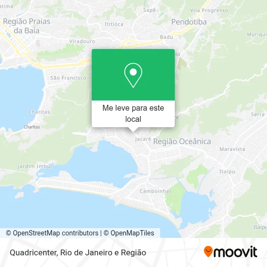 Quadricenter mapa