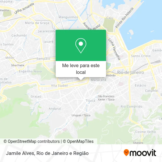 Jamile Alves mapa