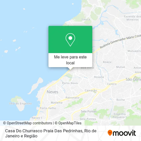Casa Do Churrasco Praia Das Pedrinhas mapa