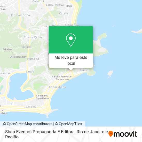 Sbep Eventos Propaganda E Editora mapa