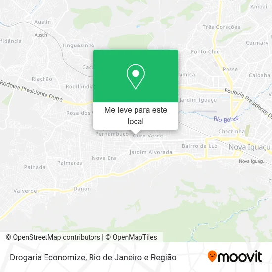 Drogaria Economize mapa
