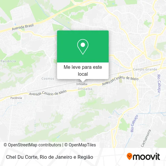 Chel Du Corte mapa