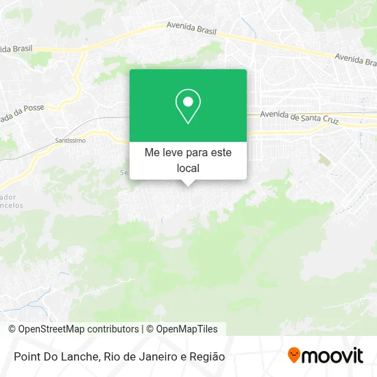 Point Do Lanche mapa