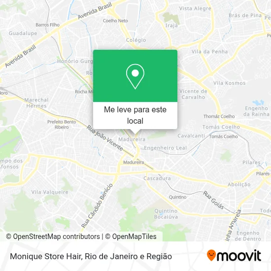 Monique Store Hair mapa