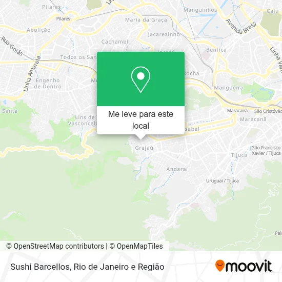 Sushi Barcellos mapa