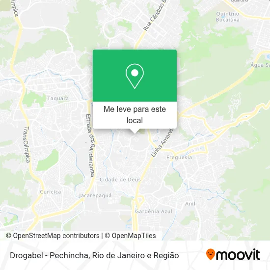 Drogabel - Pechincha mapa