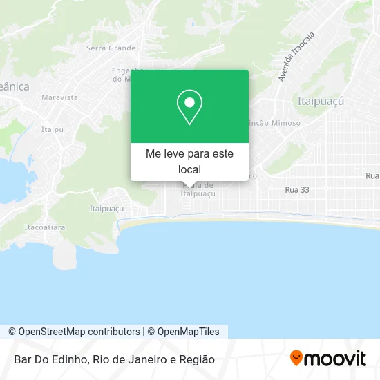 Bar Do Edinho mapa