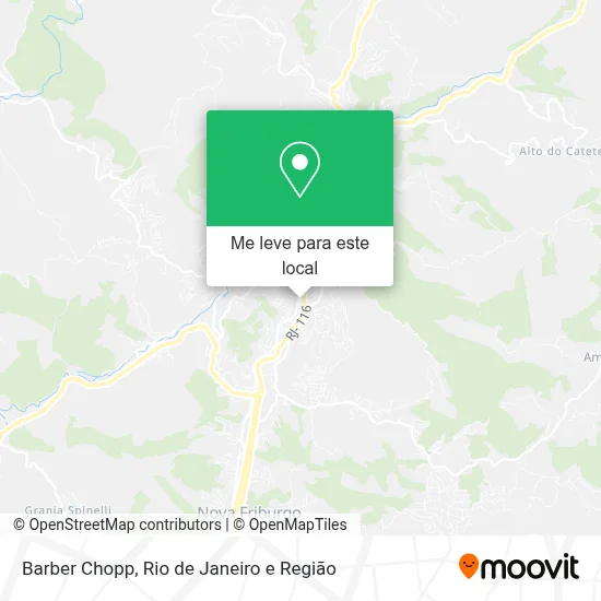 Barber Chopp mapa