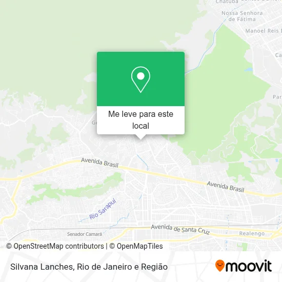 Silvana Lanches mapa