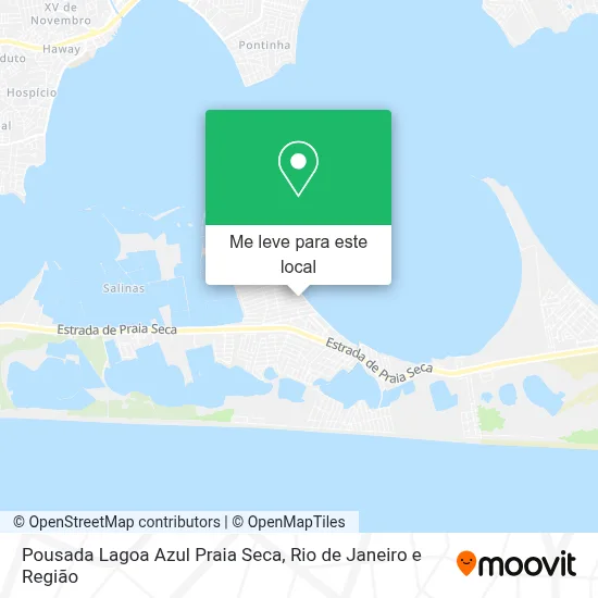 Pousada Lagoa Azul Praia Seca mapa