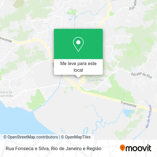 Rua Fonseca e Silva mapa