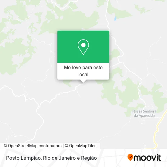 Posto Lampiao mapa