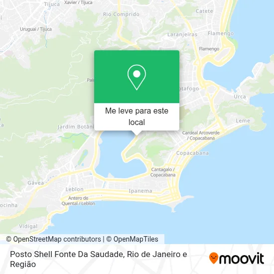 Posto Shell Fonte Da Saudade mapa