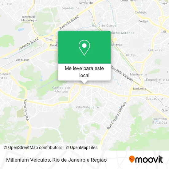 Millenium Veículos mapa