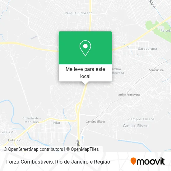 Forza Combustíveis mapa
