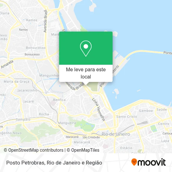 Posto Petrobras mapa