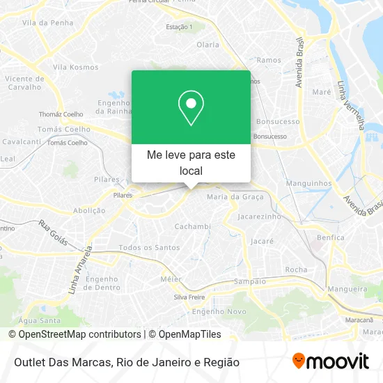 Outlet Das Marcas mapa