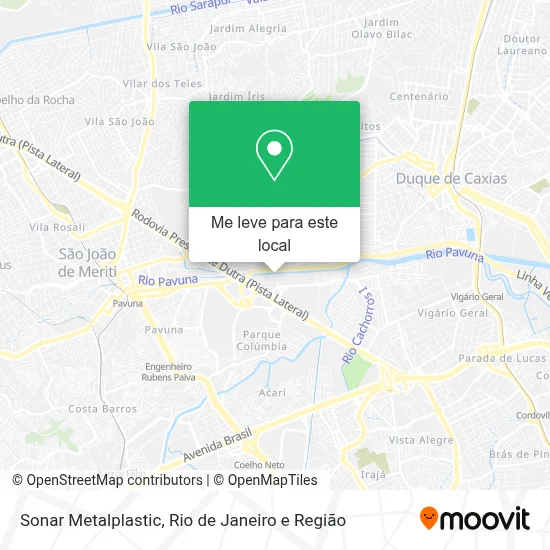 Sonar Metalplastic mapa