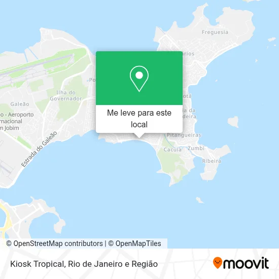 Kiosk Tropical mapa