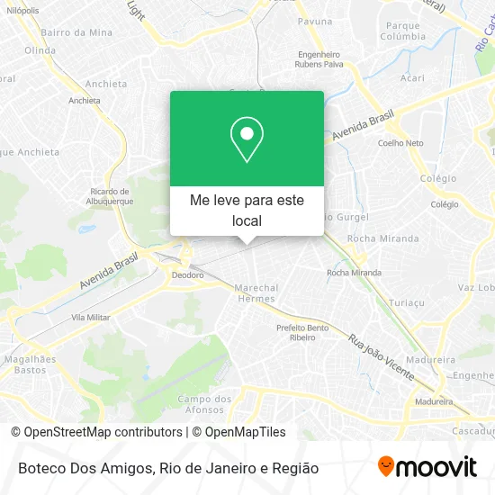 Boteco Dos Amigos mapa