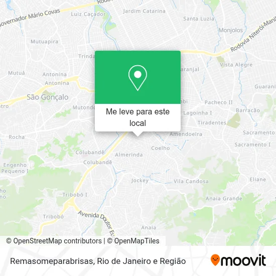 Remasomeparabrisas mapa