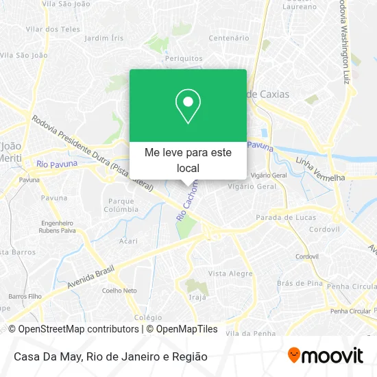 Casa Da May mapa