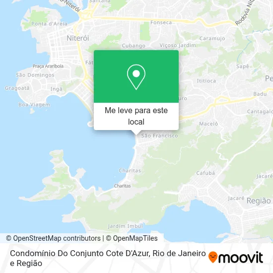 Condomínio Do Conjunto Cote D'Azur mapa