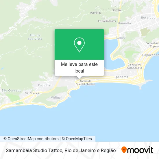 Samambaia Studio Tattoo mapa