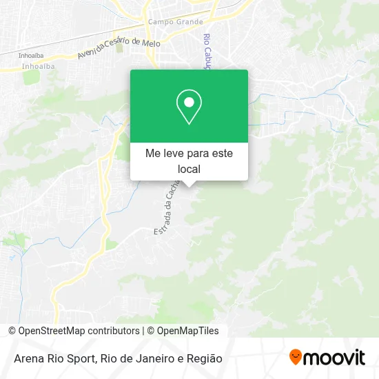 Arena Rio Sport mapa