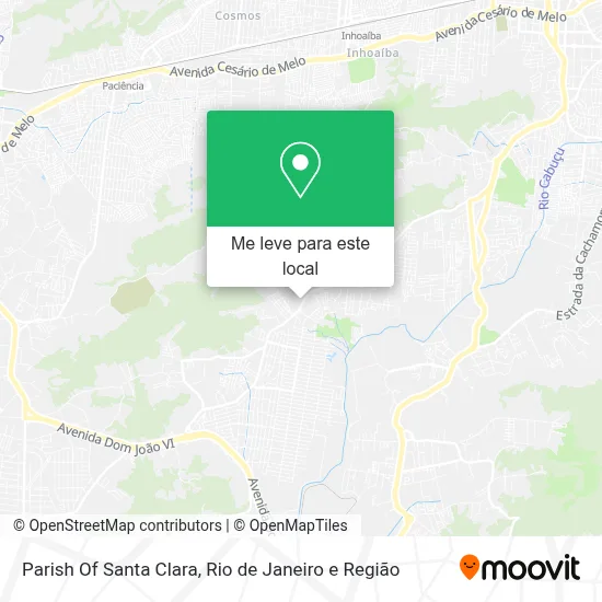Parish Of Santa Clara mapa