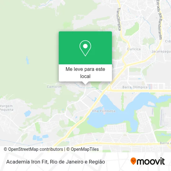 Academia Iron Fit mapa