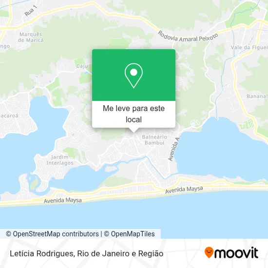 Letícia Rodrigues mapa