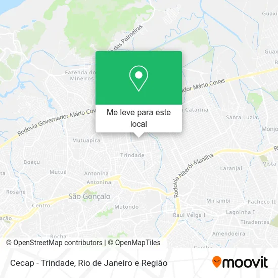 Cecap - Trindade mapa