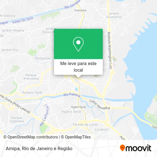 Amipa mapa
