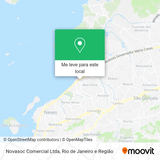 Novasoc Comercial Ltda mapa