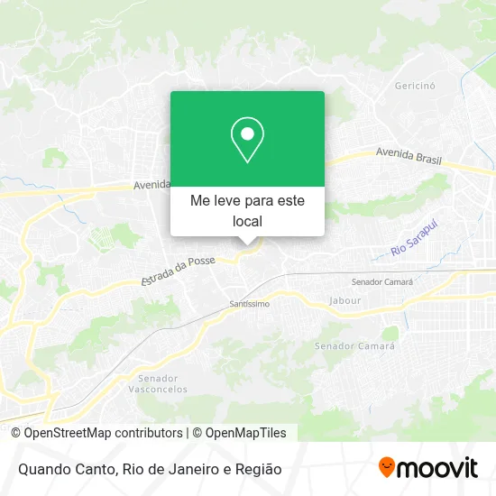 Quando Canto mapa