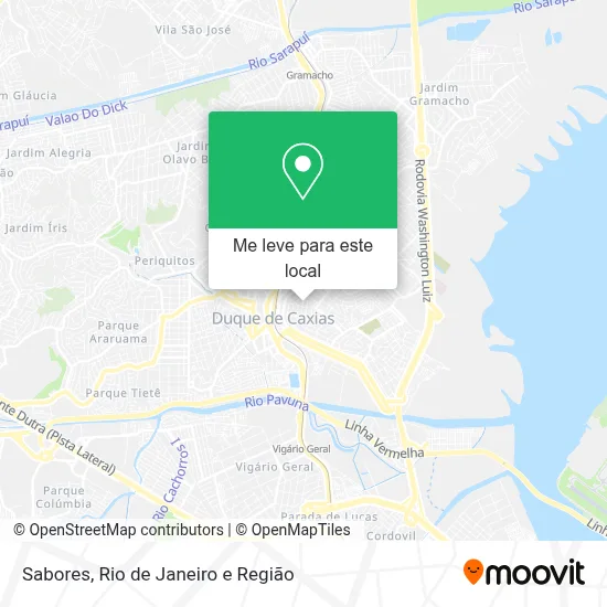 Sabores mapa