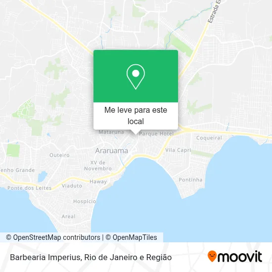Barbearia Imperius mapa