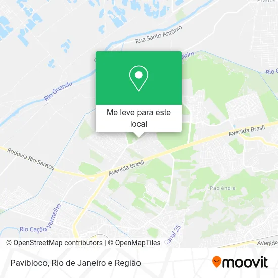 Pavibloco mapa